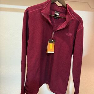 The North Face Maroon Fleece Jacket